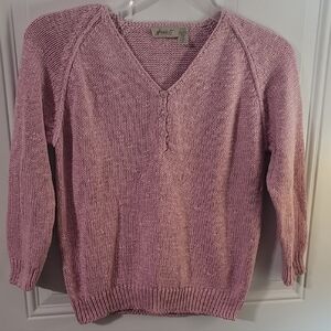 Vintage Ann Wi V-Neck Sweater